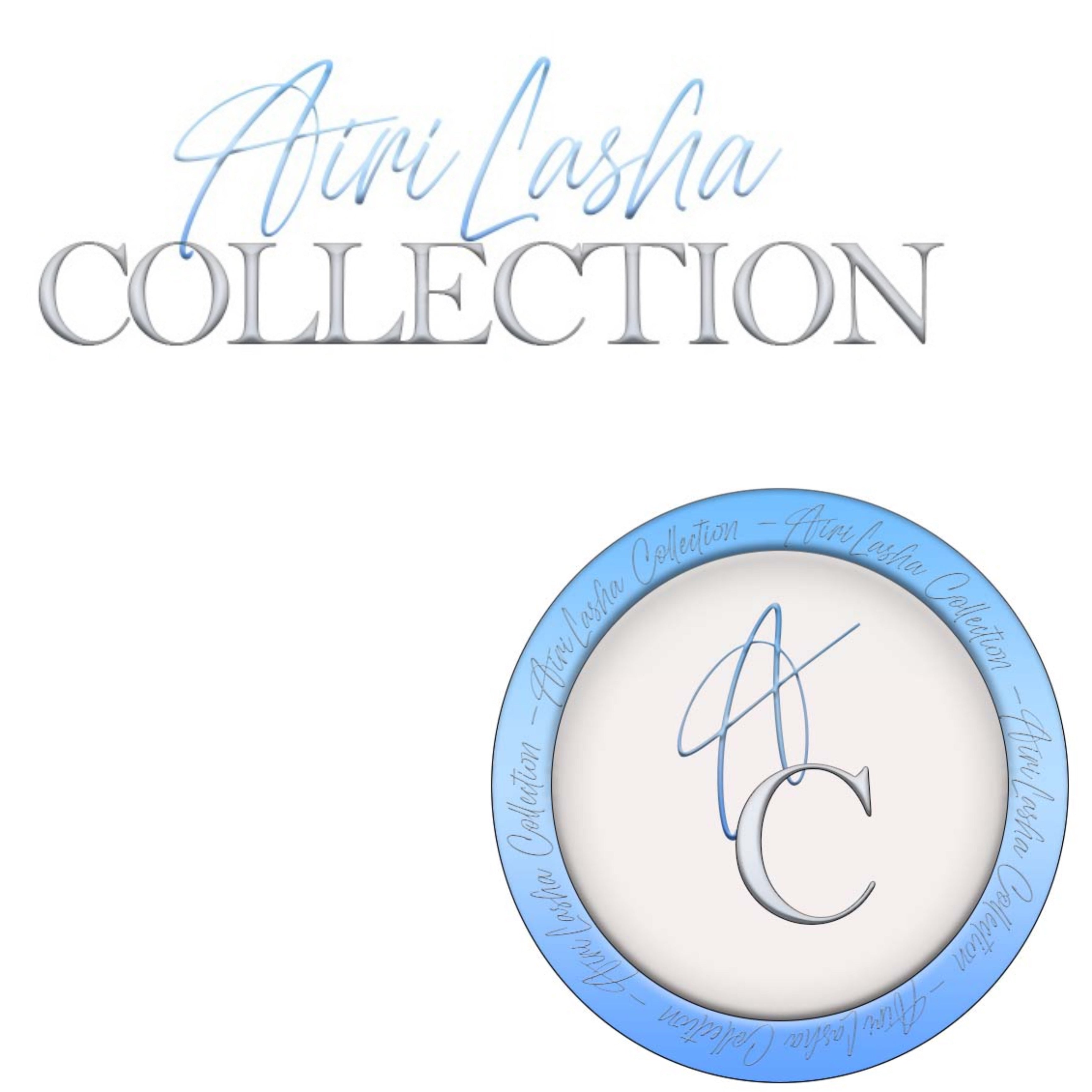 Texted Based Logo + Submark - AiriLasha Collection